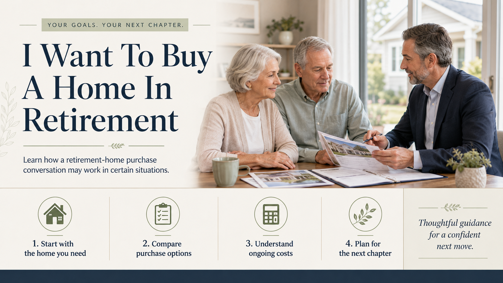 Want To Buy A Home In Retirement